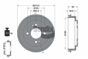 BDM1143 Brzdový buben BENDIX Braking