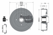 BDM1158 Brzdový buben BENDIX Braking