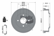 BDM1176 BENDIX Braking brzdový bubon BDM1176 BENDIX Braking