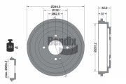BDM1177 BENDIX Braking brzdový bubon BDM1177 BENDIX Braking