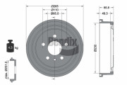 BDM1051 Brzdový buben BENDIX Braking