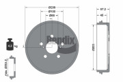 BDM1184 BENDIX Braking brzdový bubon BDM1184 BENDIX Braking