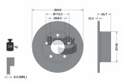 BDS1068 Brzdový kotouč BENDIX Braking