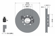 BDS1070HC Brzdový kotouč BENDIX Braking