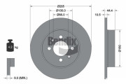 BDS2071 Brzdový kotouč BENDIX Braking