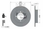 BDS1367 Brzdový kotouč BENDIX Braking
