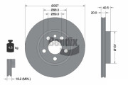 BDS1171 Brzdový kotouč BENDIX Braking
