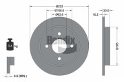 BDS1331 Brzdový kotouč BENDIX Braking