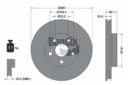 BDS1900 Brzdový kotouč BENDIX Braking