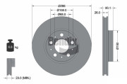 BDS1312 Brzdový kotouč BENDIX Braking