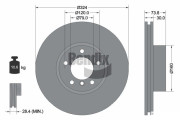 BDS1695HC Brzdový kotouč BENDIX Braking