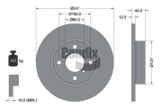 BDS1355 Brzdový kotouč BENDIX Braking