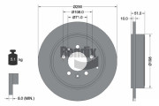 BDS1452 Brzdový kotouč BENDIX Braking