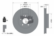 BDS1271 Brzdový kotouč BENDIX Braking