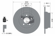 BDS1200 Brzdový kotouč BENDIX Braking