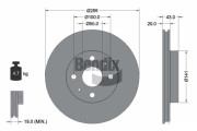 BDS1326 Brzdový kotouč BENDIX Braking