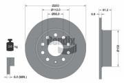 BDS1007 Brzdový kotouč BENDIX Braking