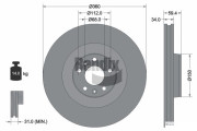 BDS1734 Brzdový kotouč BENDIX Braking