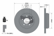 BDS1145 Brzdový kotouč BENDIX Braking