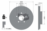 BDS1392 Brzdový kotouč BENDIX Braking