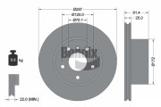 BDS1856 Brzdový kotouč BENDIX Braking