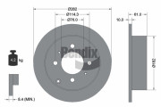 BDS2020 Brzdový kotouč BENDIX Braking