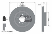 BDS2244 Brzdový kotouč BENDIX Braking