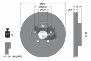 BDS1683 Brzdový kotouč BENDIX Braking