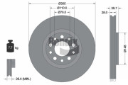 BDS1247 Brzdový kotouč BENDIX Braking