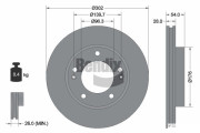BDS1713 Brzdový kotouč BENDIX Braking
