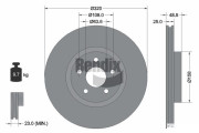 BDS1363 Brzdový kotouč BENDIX Braking