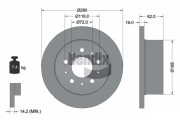 BDS1027 Brzdový kotouč BENDIX Braking