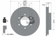 BDS2025 Brzdový kotouč BENDIX Braking