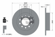 BDS1971 Brzdový kotouč BENDIX Braking