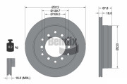 BDS1289 Brzdový kotouč BENDIX Braking