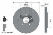 BDS1722 Brzdový kotouč BENDIX Braking