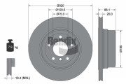BDS1850 Brzdový kotouč BENDIX Braking