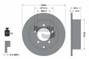 BDS2067 Brzdový kotouč BENDIX Braking