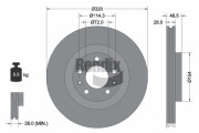 BDS1781 Brzdový kotouč BENDIX Braking
