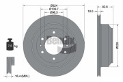 BDS1870 Brzdový kotouč BENDIX Braking