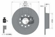 BDS1029 Brzdový kotouč BENDIX Braking