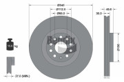 BDS1358HC Brzdový kotouč BENDIX Braking
