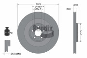 BDS2309HC BENDIX Braking brzdový kotúč BDS2309HC BENDIX Braking