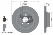 BDS1980HC Brzdový kotouč BENDIX Braking