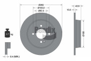 BDS1384 Brzdový kotouč BENDIX Braking