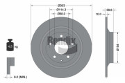 BDS1652 Brzdový kotouč BENDIX Braking