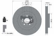 BDS1664HC Brzdový kotouč BENDIX Braking
