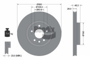 BDS1533 Brzdový kotouč BENDIX Braking