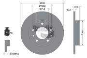 BDS1313 Brzdový kotouč BENDIX Braking