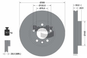 BDS1445 Brzdový kotouč BENDIX Braking